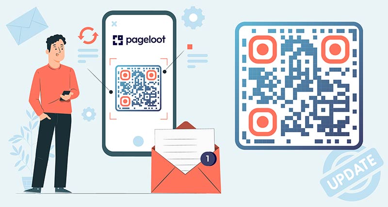 Jagamine e-posti QR-koodi pärast koodigeneraatori tööriistaga