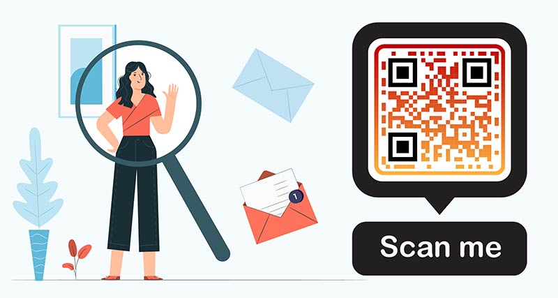 Registreerimise QR-koodi kohandamine näitena
