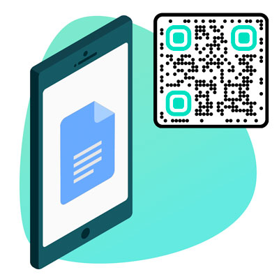 QR-kood, mis avab Google Docsi