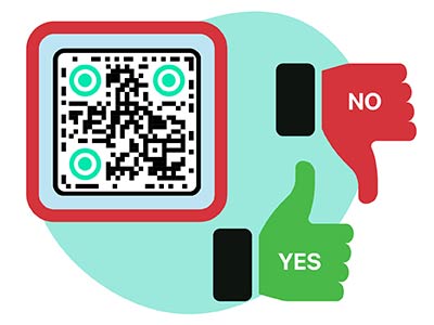 Mostrar las opiniones buenas y malas de los clientes a partir de un código QR de revisión de Google