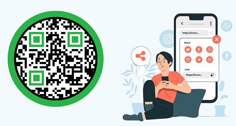 El código QR compartido en varias plataformas se mostraba en diferentes