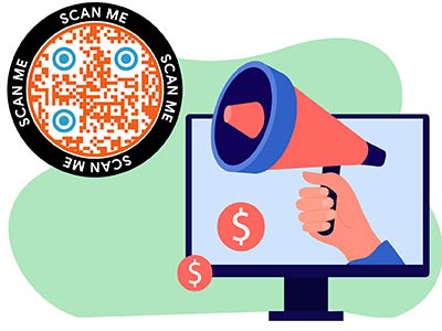 Turundamiseks ja reklaamimiseks kasutatav sotsiaalmeedia QR-kood