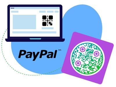 Klient sisestab makse PayPali QR-koodi kaudu