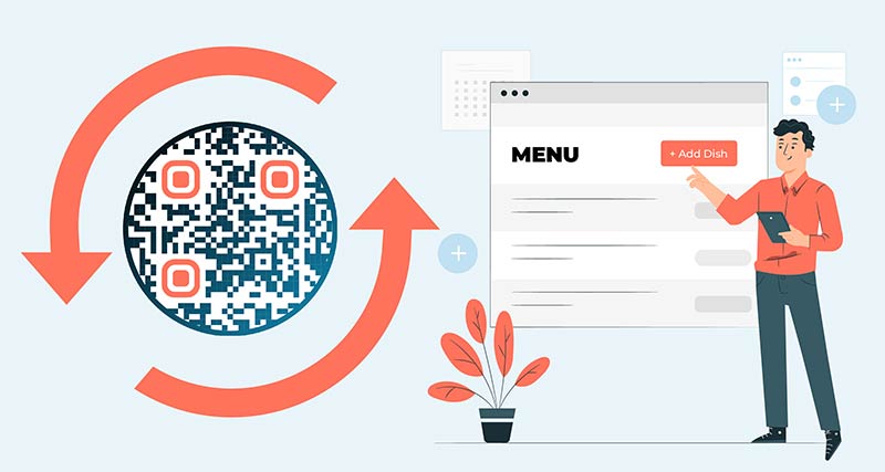 Añadir nuevos alimentos al menú Código QR