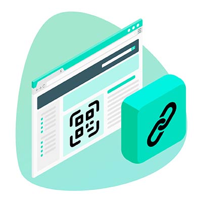 Añadir los detalles del código QR y la URL en la herramienta