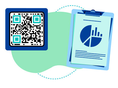 Seguimiento de los datos de escaneado de un código QR de Bitcoin en el sitio web del generador's