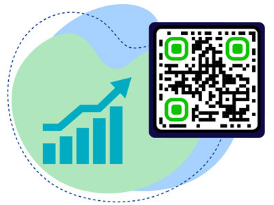 Seguimiento de los datos de escaneado de un código QR de LinkedIn en el sitio web del generador's