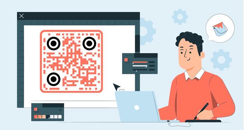Elegir los colores del código QR de LinkedIn en las herramientas
