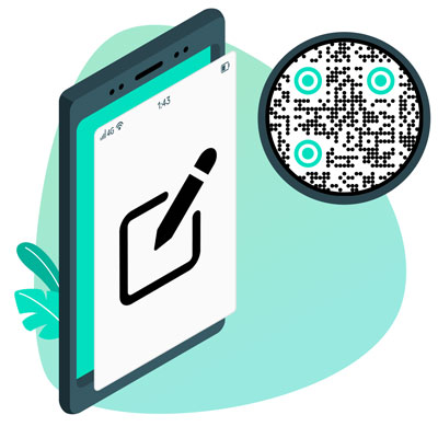 Editar el código QR de LinkedIn en la sección de herramientas del sitio web