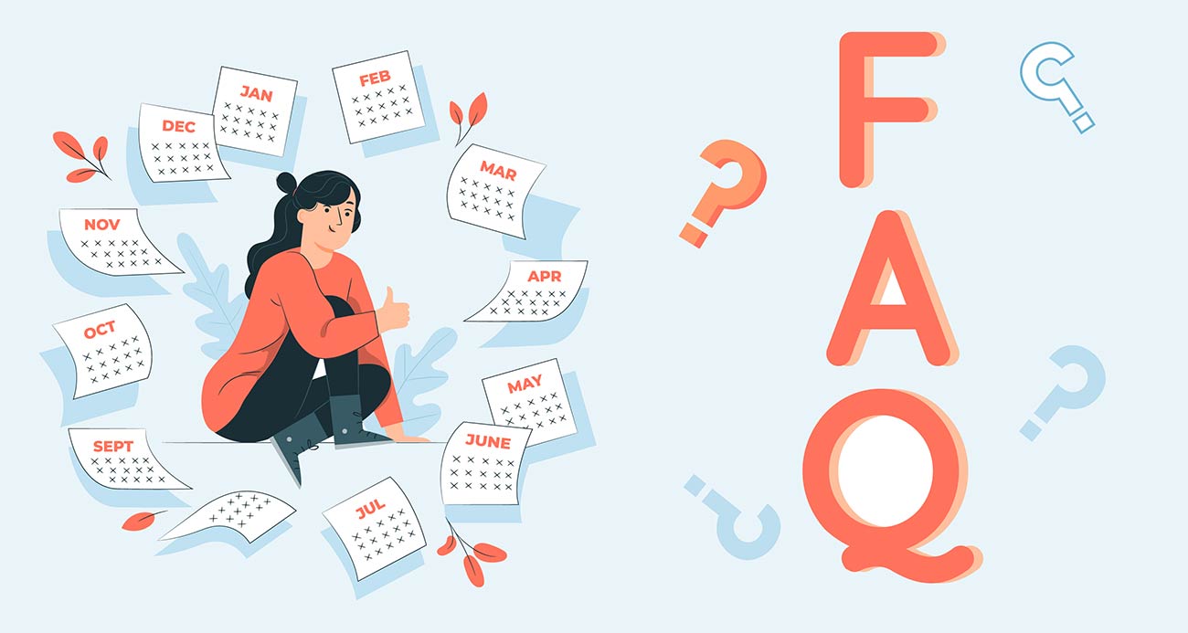 Sección FAQ con respuestas a las preguntas más frecuentes sobre la creación de Códigos QR para eventos