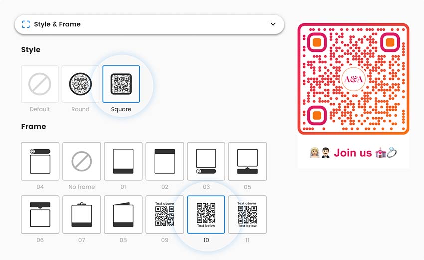 Cartelera con código QR del evento que muestra la próxima fiesta en el centro comercial