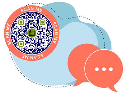 Google'i kalendri QR-koodi saatmine töötajatele messengeri abil
