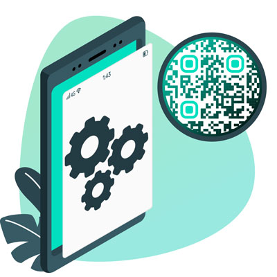 QR-koodi sihtlehe kohandamine Pagelooti tööriistade jaotises