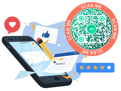 Huéspedes hojeando montones de opiniones positivas en Tripadvisor