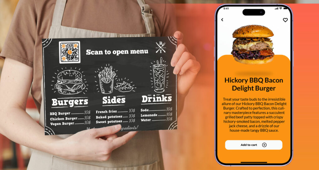 Generiranje kode QR z logotipom za meni restavracije