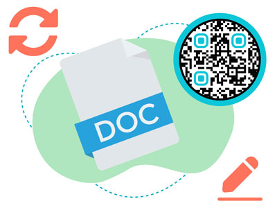 Actualizar la información del código QR de Word