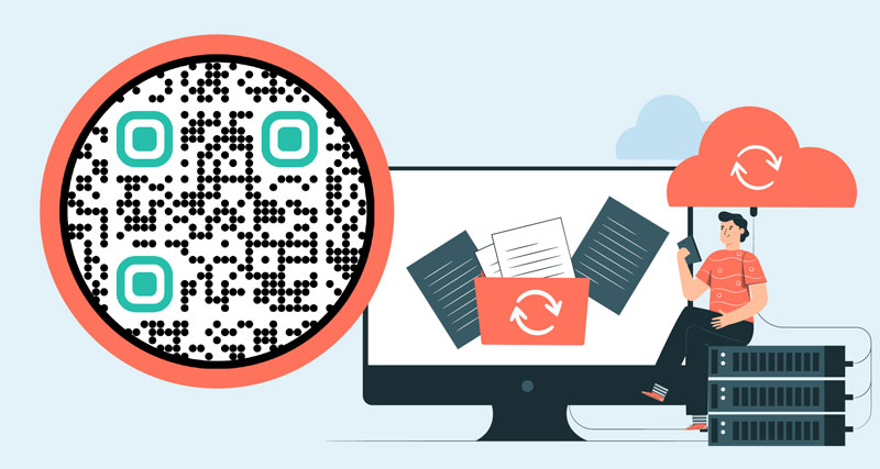 Código QR de Word abierto en la herramienta