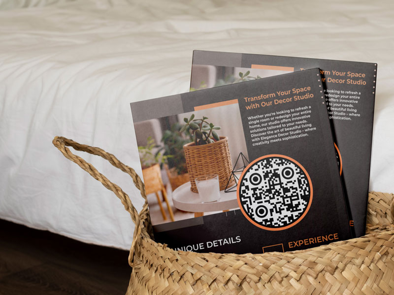 Catálogos con productos que tienen códigos QR de Word
