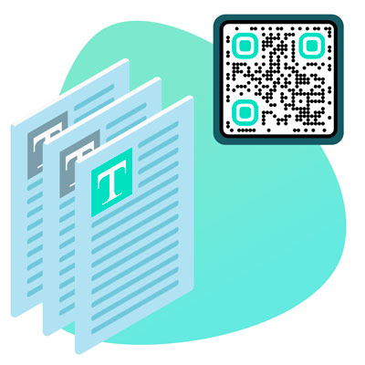 Png QR koodi lisamine erinevatele materjalidele