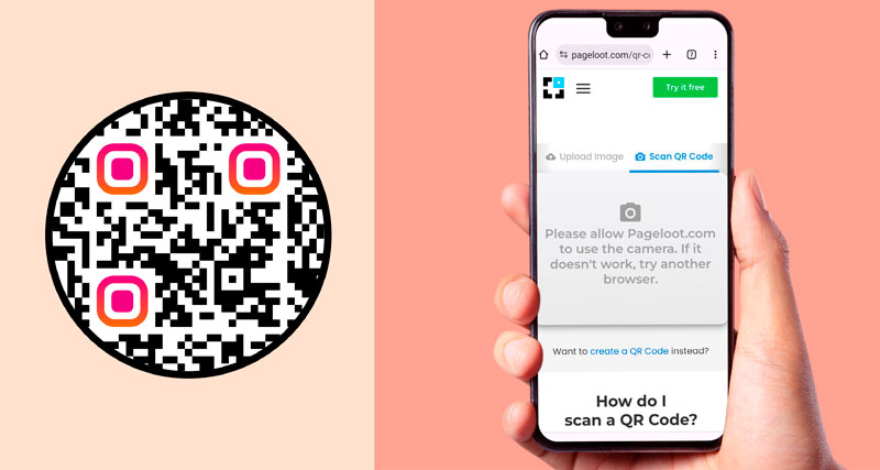 Personas escaneando códigos QR utilizando una herramienta gratuita de escaneo de códigos QR